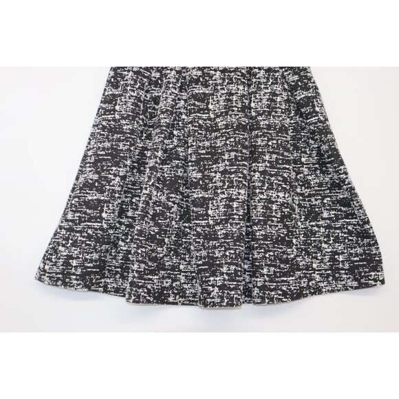 Karl Lagerfeld Paris Textured Flared Skirt Womens Sz 6 Office Siren Corpcore - Picture 5 of 11